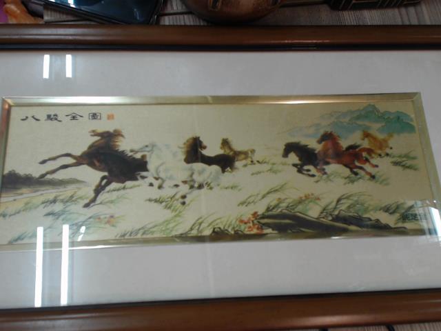 八駿全圖掛畫(純足金) | 蚤寶王國